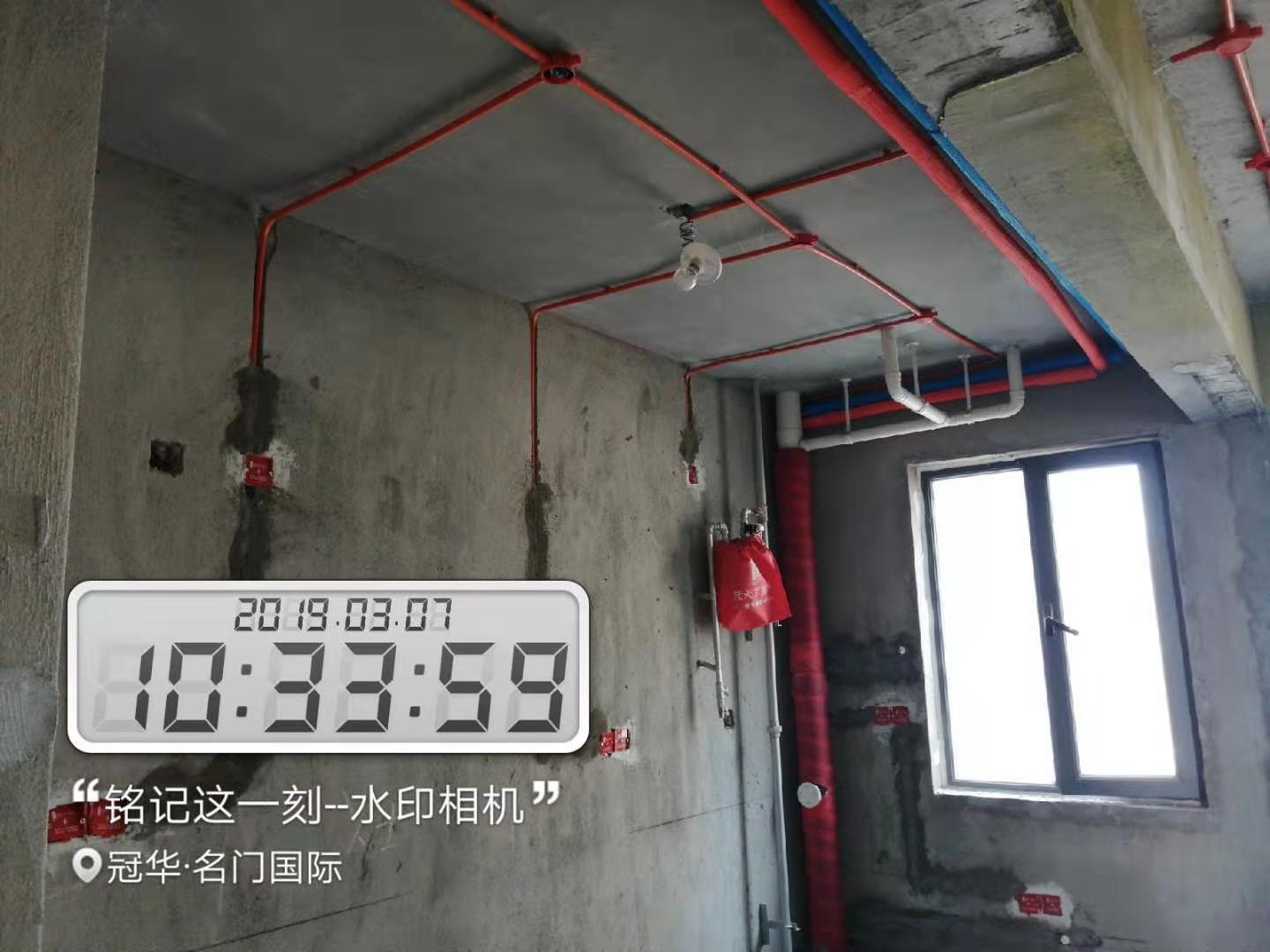 南陽佳天下名門國際工地水電驗收